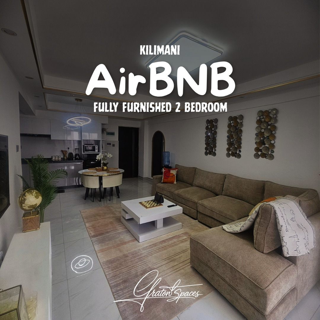 Graton Spaces — fully furnished 2-bedroom Airbnb in Kilimani, Nairobi